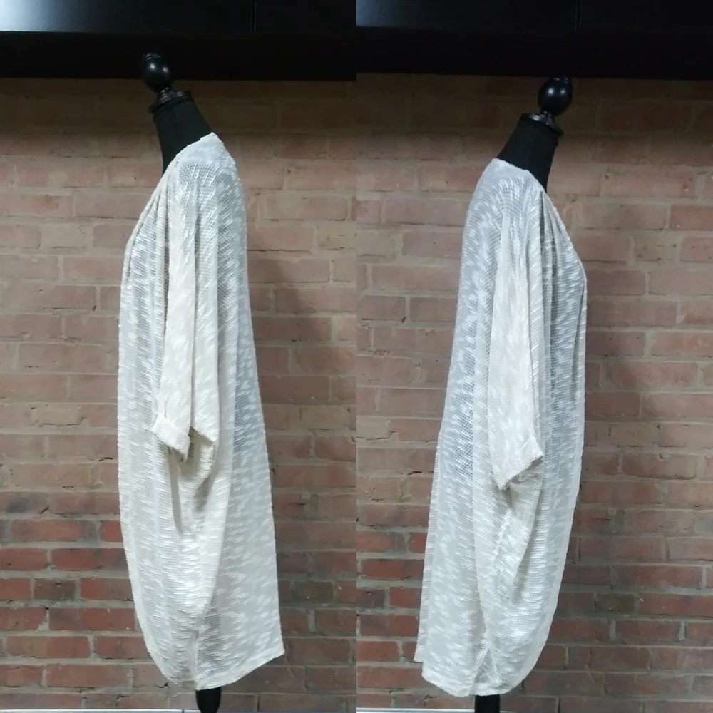 LA Threads | PLUS/NWT Oversized Open-Front Sweater - Picture 3 of 8